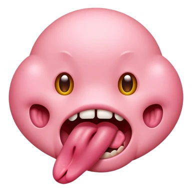  tongue sticking out, only tongue  sticker
