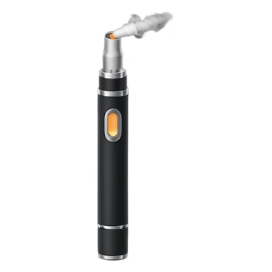 black simple wide Electronic cigarette sticker