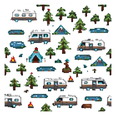 camping RV sticker