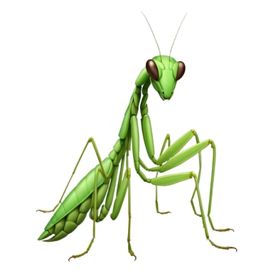 Praying mantis sticker