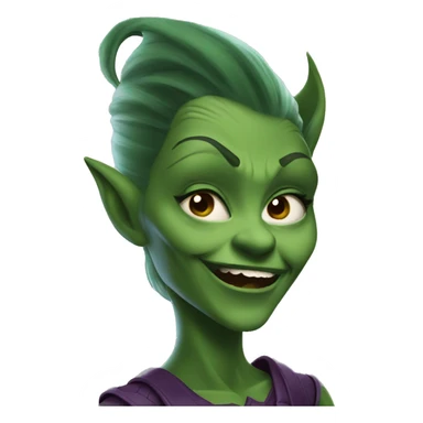 female green goblin sticker