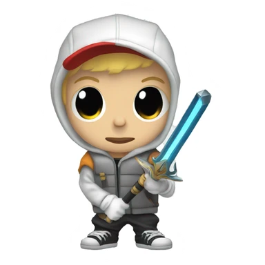 Eminem with a saber sticker