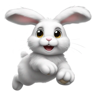Bunny hop sticker