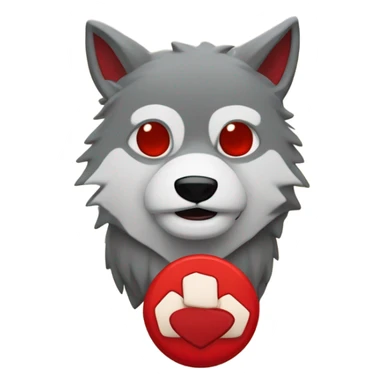 Loba roja sticker