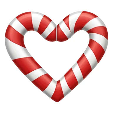 Bastoncini di zucchero a forma di cuore  sticker