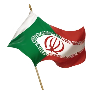 The flag of Iran during the Sassanid period sticker