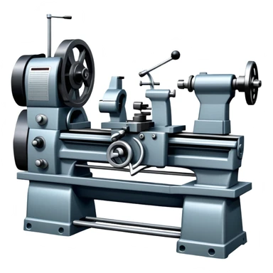 lathe machine, metalworking tool sticker