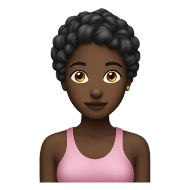 Fine darkskin girl sticker