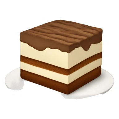 Tiramisu in ios style sticker