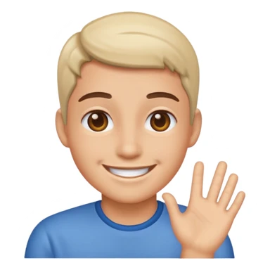 Dapping person sticker