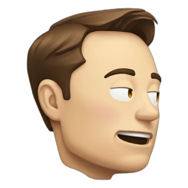 Elon Musk qui dort sticker