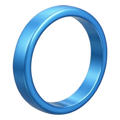 blue ring sticker