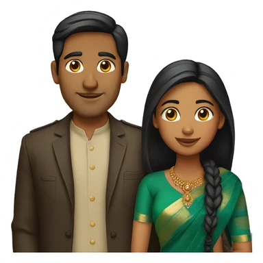  Indian couple sticker
