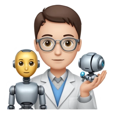 a robotics teacher sticker