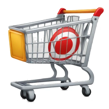 Target shopping cart sticker