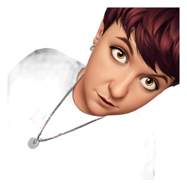 young man with piercings sticker