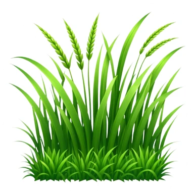 green grass straight long line sticker