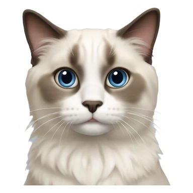 ragdoll shorthair cat sticker