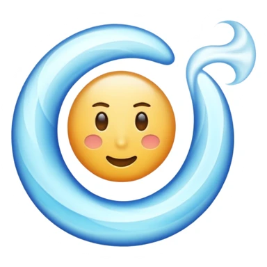 air symbol blow sticker