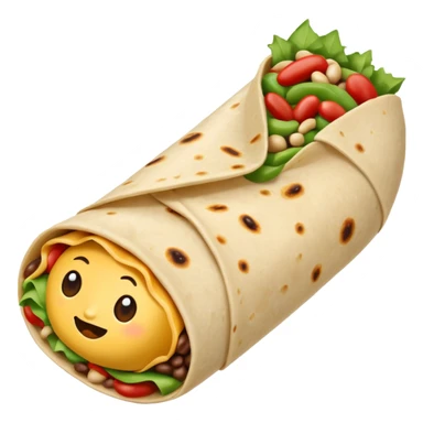 Bean burrito sticker