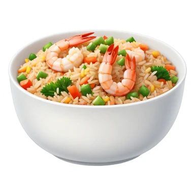 Shrimp fried rice  sticker