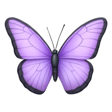 lilac butterfly  sticker
