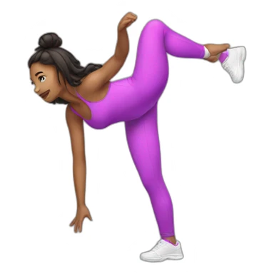 a girl twerking sticker