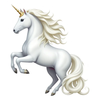 cinematic-beautiful-white-unicorn-emoji,-poised-and-regal,-with-a-slender,-ethereal-form-draped-in-a-pristine-white-color,-a-flowing-mane-and-tail,-and-a-glistening,-spiraled-horn-that-radiates-pure-light,-simplified-yet-sharp-and-majestic sticker