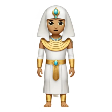 eqyptian god medjed with legs sticker