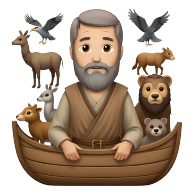 noah on the arc sticker