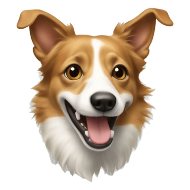 portuguese podengo with crooked teeth sticker