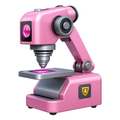 pink robotic machine welding laser sticker