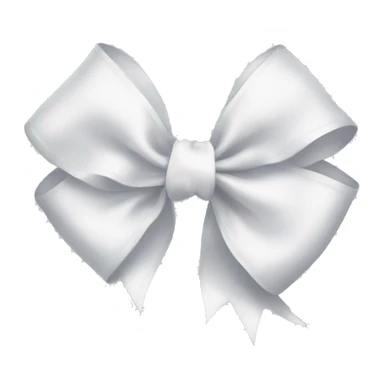 aesthetic white bow ribbon sticker