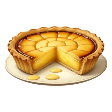 I want a Portuguese custard tart emoji sticker