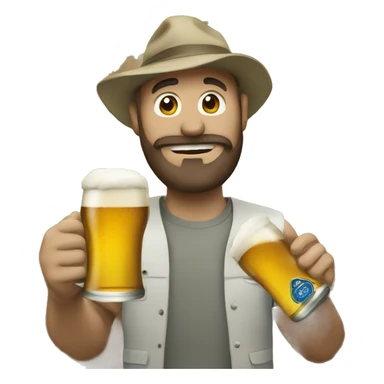 a garden of beer sticker