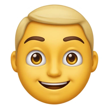 naughty looking emoji, sly smile, raised eyebrow sticker