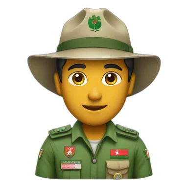 Bangladesh scout  sticker