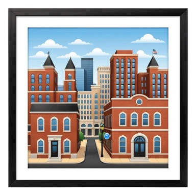 Arkansas historical downtown sticker