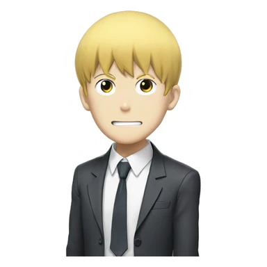 Reigen Arataka from the anime Mob psycho 100 sticker