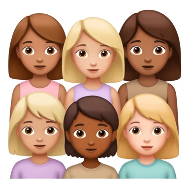 children's pastel drawing sticker