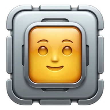 realistic CPU for PC sticker