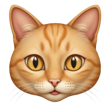 Cat with almond-shaped eyes with vertical slit pupils sticker