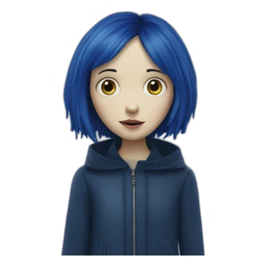 Coraline from  Tim Burton Movie sticker