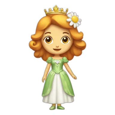 Princess daisy sticker