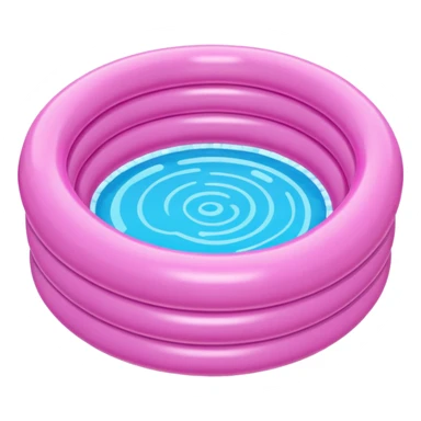 pink inflatable pool sticker