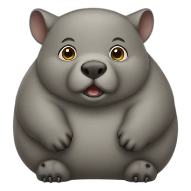 Fat Wombat sticker