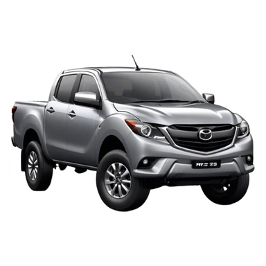 Mazda BT-50 - Mazda (Model Year: 2022) (Iconic colour: Dark Silver) sticker