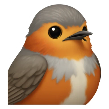 Robin bird  sticker