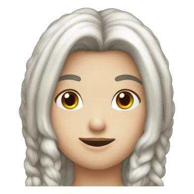 flirtatious mideival face sticker