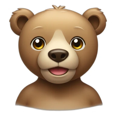 bear with verification icon sticker